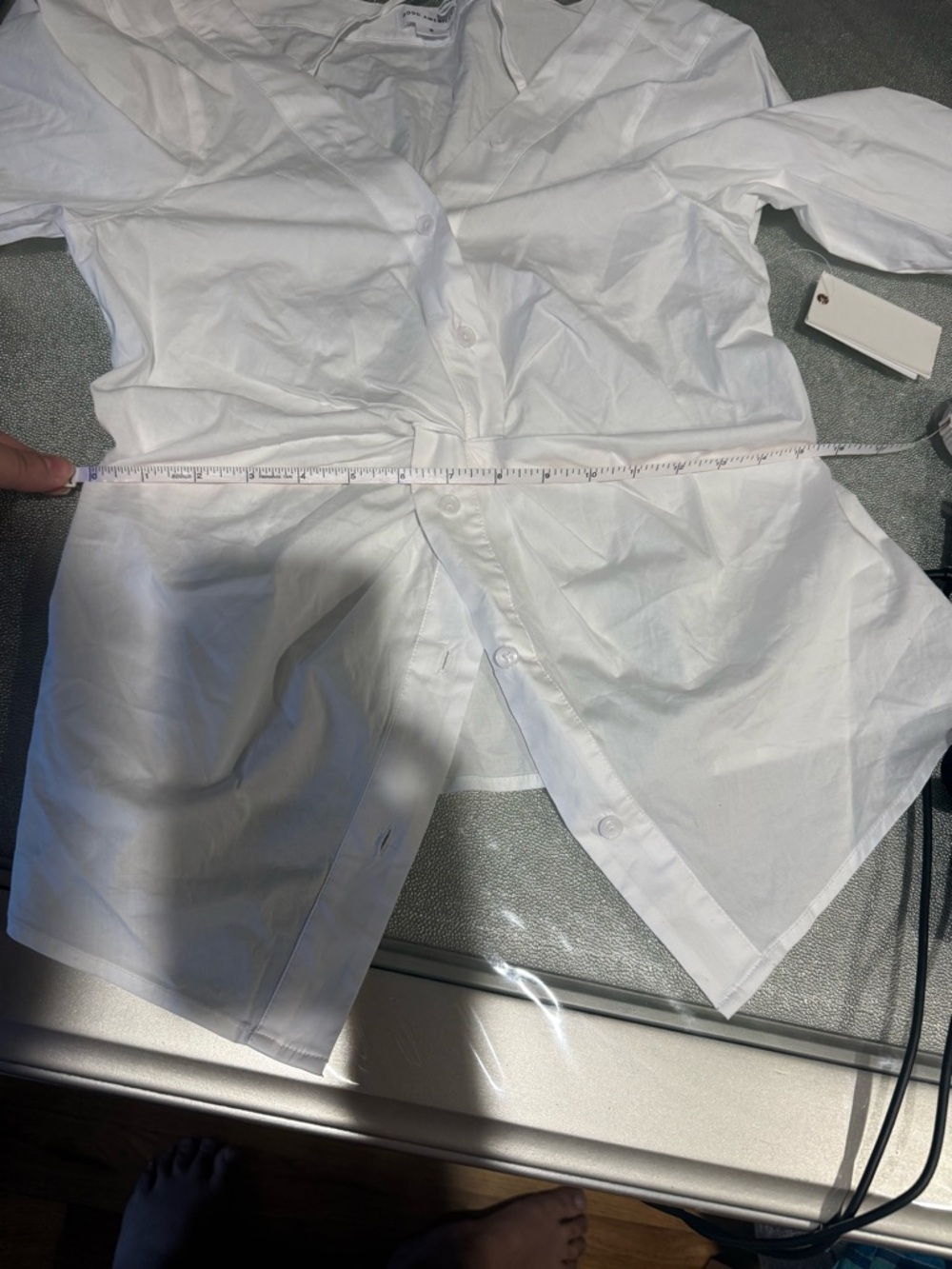 Good American White Off-Shoulder Blouse - Picture 11 of 11